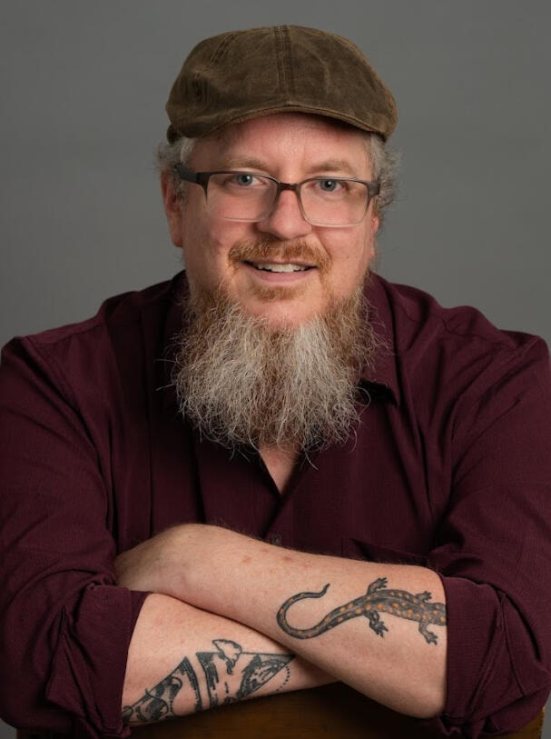 Headshot of author Edson Freeman - photo credit: Amy Stern